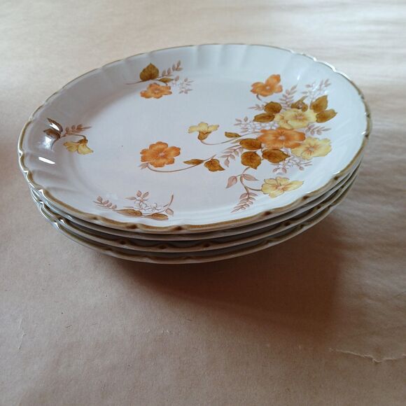 Interludes Mikasa Autumn Flower KJ 001 Dinner Plate 10 3/4” Oven Safe Stoneware - Picture 5 of 5